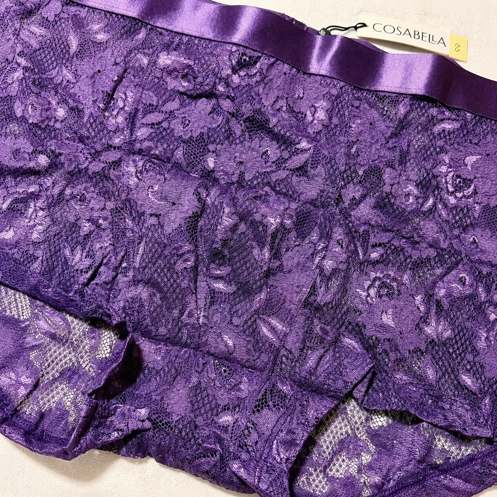 COSABELLA Men's Classic Trunk Purple Lace Underwear - XL‎ / NWT
